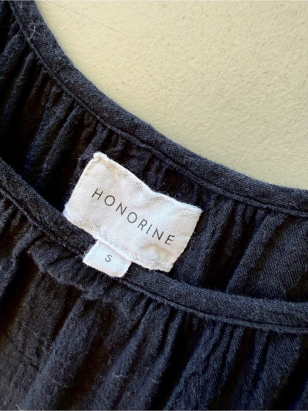 HONORINE Lightweight Cotton Gauzy Tiered Dress Sz Small Excellent Condition - Picture 3 of 5
